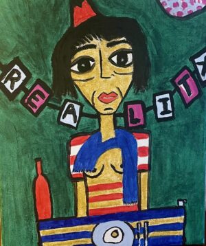 A l'aube des 25 ans À l’aube des 25 ans (27x35cm, art figuratif)