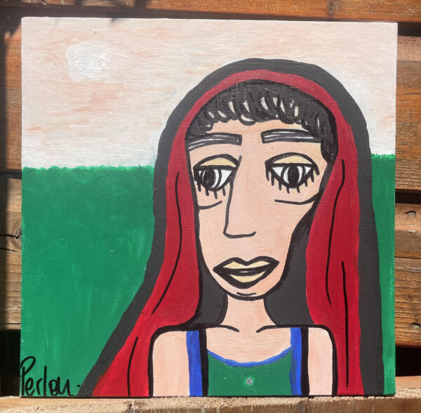 Amina Amina (25x25 cm,art figuratif)