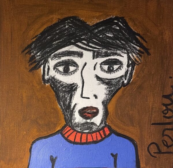 Bruno (25x25 cm,art figuratif)