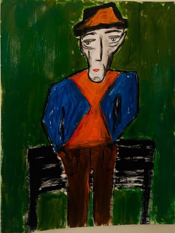 Claude (50x65cm, art figuratif)