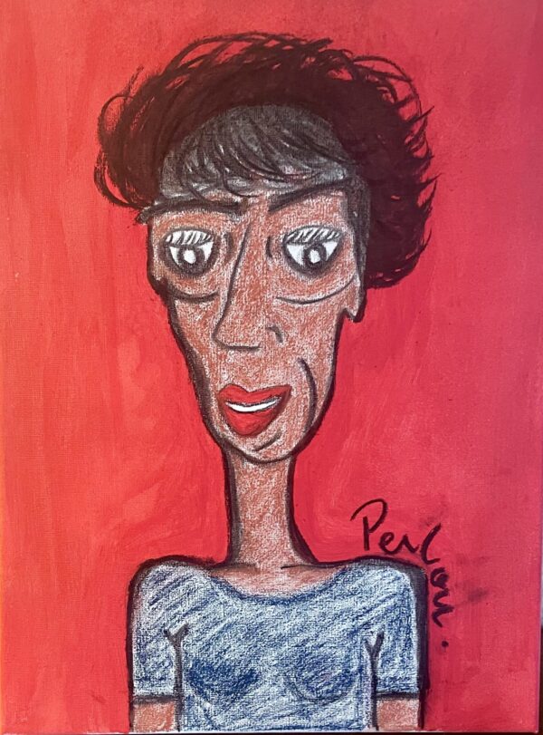 Ella (50x30 cm,art figuratif)