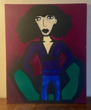 Francesca (50x60 cm,art figuratif)