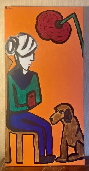 Françoise (40x80 cm,art figuratif)