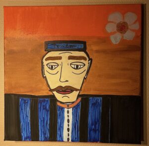 Pablo Pablo (38x38cm, art figuratif)