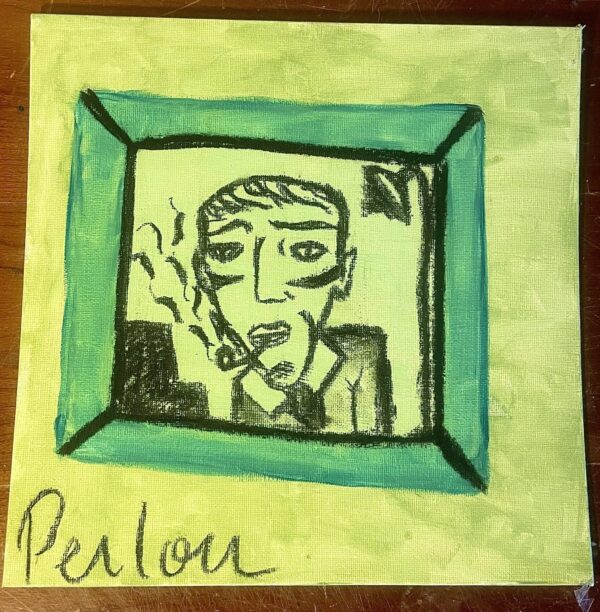 Gainsbarre (25x25cm, art figuratif)