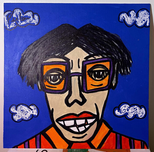 Léon (25x25cm, art figuratif)