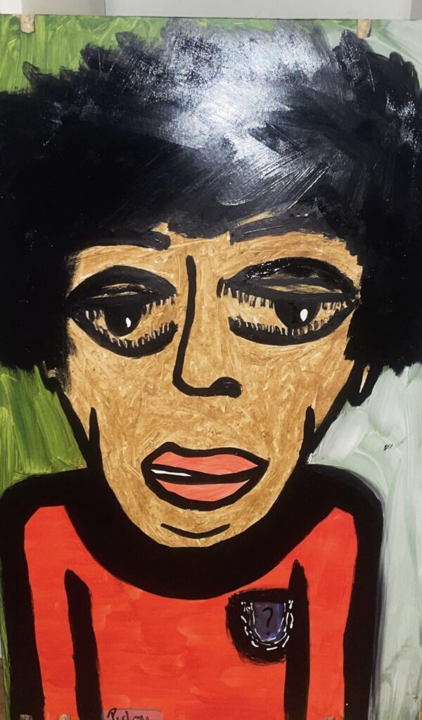 Oussmane Oussmane (35x58 cm,art figuratif)