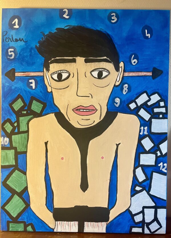 Worker (80x60cm, art figuratif)